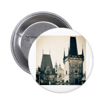 Prag, Tschechische Republik - Charles-Brücken-Turm Anstecknadel