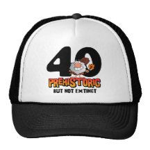 Prähistorischer 40. Geburtstag Retro Cap