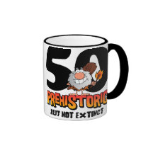Prähistorischer 50. Geburtstag Teehaferl