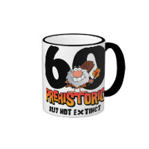 Prähistorischer 60. Geburtstag Kaffee Haferl