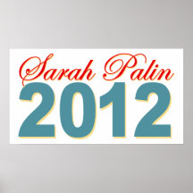 Präsident 2012 Sarah-Palin Poster