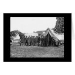 Präsident Lincoln bei Antietam 1862 Karte