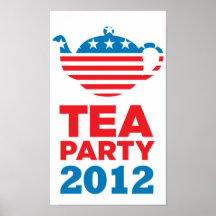 Präsidentenwahl-Plakat des Tee-Party-2012