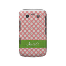 Preppy rosa grünes Gänseblümchen-BlackBerry-mutige Blackberry Bold Case