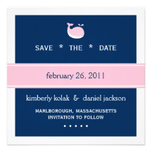 Preppy Save the Date Individuelle Ankündigung