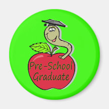 preschool.graduate.apple kühlschrankmagnet