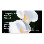 Pretty Calla Lilies Business Card Templates