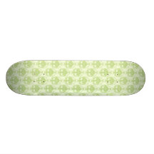 Pretty green on green damask skateboards