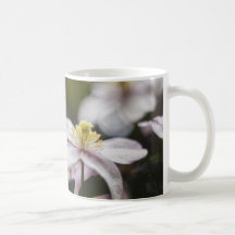 Pretty Pink Clematis flower Coffee Mugs
