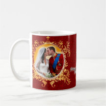 Prinz William u. Kate Kuss-Becher Tassen