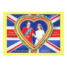 Prinz William und königliche Hochzeit Catherine Individuelle Ankündigung