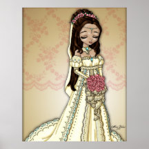 Prinzessin Bride - dunkles brünettes Posterdrucke