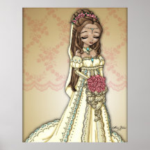 Prinzessin Bride - helles brünettes Posterdruck