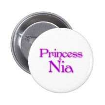 Prinzessin Nia Anstecknadelbuttons