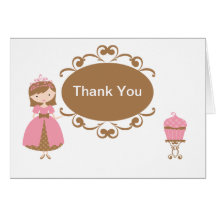 Prinzessin Thank You Card Grußkarte