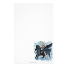 Prinzessin Unicorn Stationery Bedrucktes Büropapier