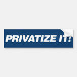 Privatisieren Sie es Autoaufkleber