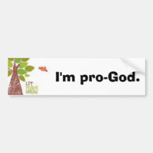Pro-Gott Auto Sticker