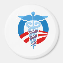 Pro-Obama-Sorgfalt Magnete