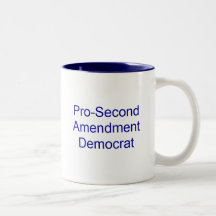Pro-Zweiter Änderungs-Demokrat-Becher Kaffee Haferl