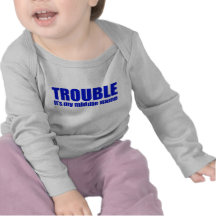 Problem - es ist mein zweiter Vorname (blau) Shirts