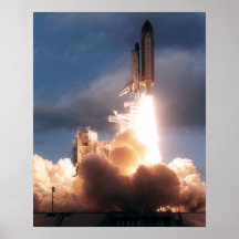 Produkteinführung der Raumfähre Atlantis (STS-74) Posterdruck