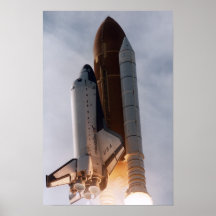 Produkteinführung der Raumfähre Kolumbien (STS-80) Plakatdruck