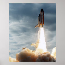 Produkteinführung der Raumfähre Kolumbien (STS-80) Plakatdruck