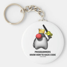 Programmierer können Code (Quelle) zerhacken Schlüsselanhänger