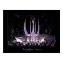 Projektions-Bild Postkarte