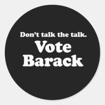 PROOBAMA: SPRECHEN SIE DAS GESPRÄCH, ABSTIMMUNG BA AUFKLEBER