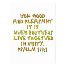 Psalm-133:1 Postkarte