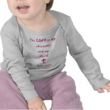 Psalme 28: Der Lord ist meine Stärke und Schild Shirt