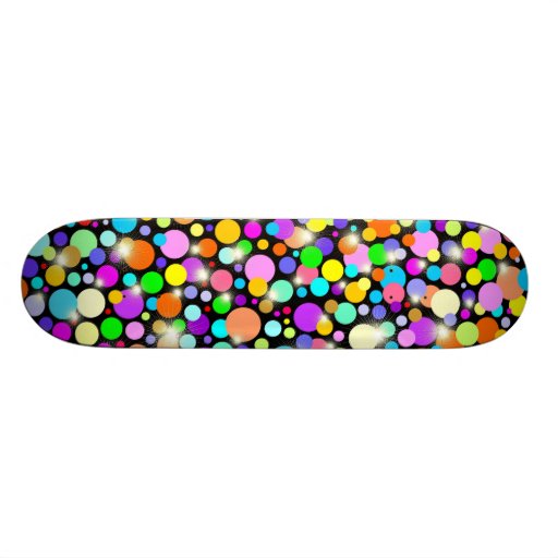 Psychedelische Farbbereiche Personalisiertes Skatedeck