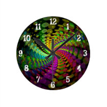 Psychedelische Spirale: Wanduhr wanduhren