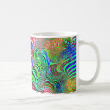 Psychedelischer Becher Kaffeetasse