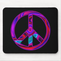 Psychedelischer Frieden Mousepad