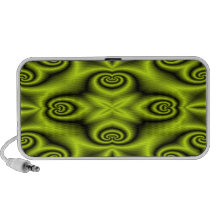 Psychedelischer "gehen Grün" Gekritzel-Lautspreche
