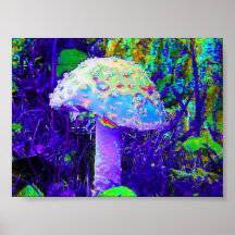 psychedelischer Pilz Posterdruck