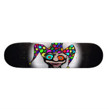 Psychedelischer Spaßvogel #3 Bedrucktes Skateboard