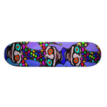 Psychedelischer Spaßvogel "Kette der Dummköpfe " Personalisierte Decks