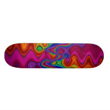 Psychedelisches Skateboard Personalisierte Decks