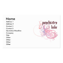 Psychiatrie-Baby Visitenkartenvorlage