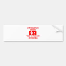 Psychiatrische Krankenschwester… arbeitet für Cock Auto Sticker