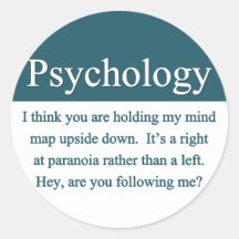 Psychologie-Aufkleber