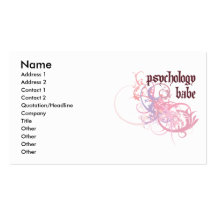 Psychologie-Baby Visitenkartenvorlagen