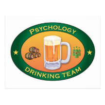 Psychologie-trinkendes Team Postkarten