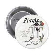 PU-Rate Piraten-PU-Tageshemden und -geschenke Button