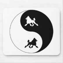 Pudel Yin Yang Mousepad