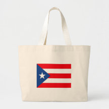 Puerto- Ricoflagge Leinentasche